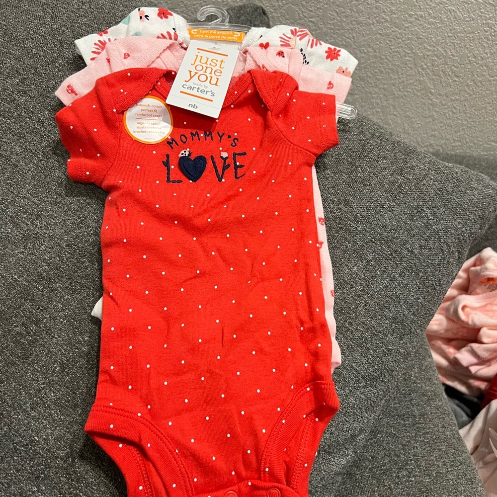3pk carters onesies